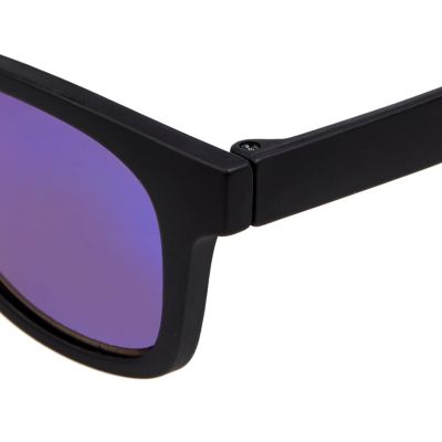 Mini boys black retro sunglasses